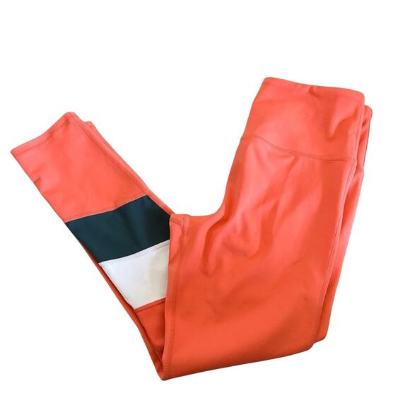 ZYIA Active Tangerine Angle Block Light N Tight Hi-Rise 7/8 Leggings - Picture 2 of 5